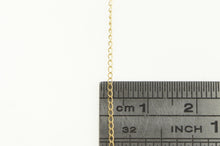 Load image into Gallery viewer, 14K 0.9mm Cable Chain Classic Simple Link Necklace 13&quot; Yellow Gold