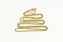 Load image into Gallery viewer, 14K 1.1mm Box Chain Classic Square Fancy Link Necklace 18&quot; Yellow Gold