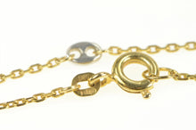 Load image into Gallery viewer, 14K 1.3mm Two Tone Gucci Link Cable Fashion Chain Necklace 16&quot; Yellow Gold