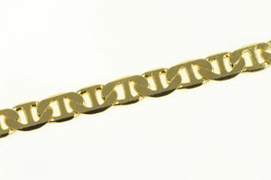 Gold Plated 7.9mm Thick Wide Anchor Link Chunky Chain Bracelet 7.5"