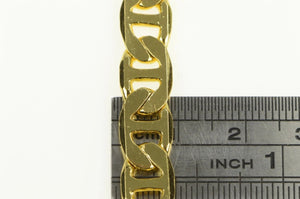 Gold Plated 7.9mm Thick Wide Anchor Link Chunky Chain Bracelet 7.5"