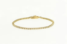 Load image into Gallery viewer, 14K 0.50 Ctw Classic Vintage Diamond Tennis Bracelet 7&quot; Yellow Gold