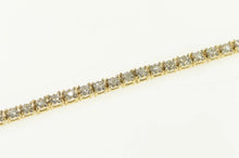 Load image into Gallery viewer, 14K 0.50 Ctw Classic Vintage Diamond Tennis Bracelet 7&quot; Yellow Gold