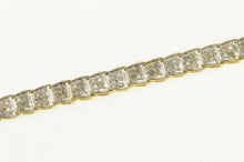 Load image into Gallery viewer, 10K 1.75 Ctw Pave Diamond Encrusted Tennis Bracelet 7&quot; Yellow Gold
