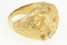 Load image into Gallery viewer, 14K 0.21 Ct Diamond Soaring Eagle Patriotic Ring Yellow Gold