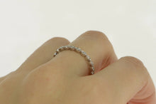 Load image into Gallery viewer, 14K Ornate Scalloped Diamond Wedding Band Ring White Gold