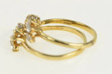 Load image into Gallery viewer, 14K 0.75 Ctw Marquise Diamond Wedding Band Set Ring Yellow Gold