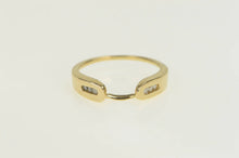 Load image into Gallery viewer, 14K Diamond Classic Vintage Wrap Wedding Band Ring Yellow Gold
