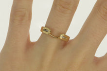 Load image into Gallery viewer, 14K Diamond Classic Vintage Wrap Wedding Band Ring Yellow Gold