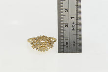Load image into Gallery viewer, 14K 1.00 Ctw Classic Diamond Vintage Cluster Ring Yellow Gold