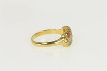 Load image into Gallery viewer, 18K 1913 1.10Ctw OEC Diamond Sapphire Ruby Band Ring Yellow Gold