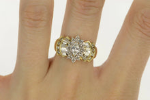 Load image into Gallery viewer, 14K 1.61 Ctw Marquise Diamond Halo Engagement Ring Yellow Gold