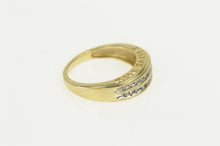 Load image into Gallery viewer, 10K Diamond Tiered Wedding Band I Love You Ring Yellow Gold