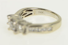 Load image into Gallery viewer, 14K 1.00 Ctw Princess Diamond Engagement Ring White Gold