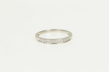 Load image into Gallery viewer, Platinum 0.18 Ctw Classic Diamond Niru Wedding Band Ring