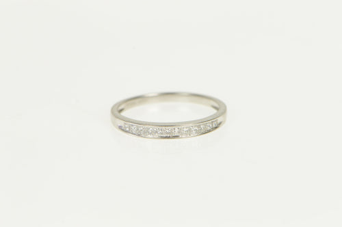 Platinum 0.18 Ctw Classic Diamond Niru Wedding Band Ring