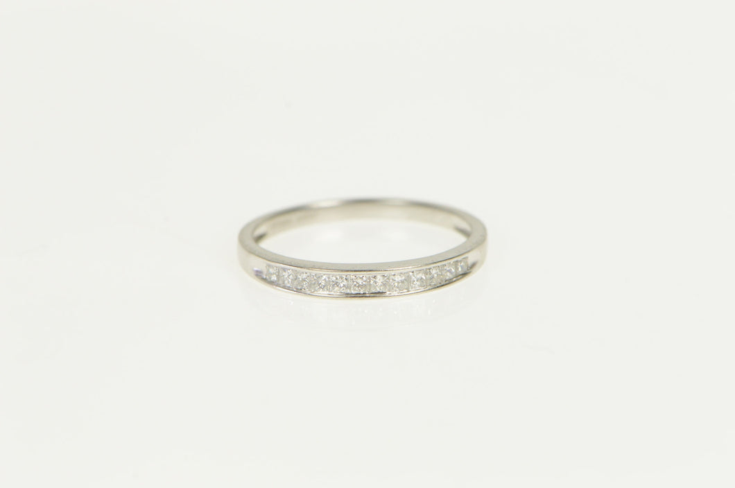 Platinum 0.18 Ctw Classic Diamond Niru Wedding Band Ring