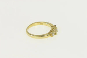 14K 0.50 Ctw VVS Diamond Vintage Engagement Ring Yellow Gold