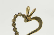 Load image into Gallery viewer, 10K Diamond Classic Heart Love Symbol Pendant Yellow Gold
