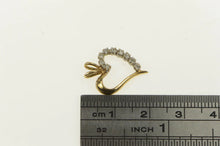Load image into Gallery viewer, 10K Diamond Classic Heart Love Symbol Pendant Yellow Gold