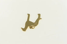 Load image into Gallery viewer, 14K Greyhound Dog Breed Silhouette Animal Charm/Pendant Yellow Gold
