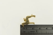 Load image into Gallery viewer, 14K Greyhound Dog Breed Silhouette Animal Charm/Pendant Yellow Gold