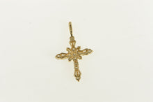 Load image into Gallery viewer, 14K 1.38 Ctw Diamond Cross Christian Faith Pendant Yellow Gold
