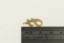Load image into Gallery viewer, 14K F Cursive Letter Initial Name Monogram Charm/Pendant Yellow Gold