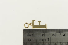 Load image into Gallery viewer, 14K F Monogram Letter Name Initial Charm/Pendant Yellow Gold