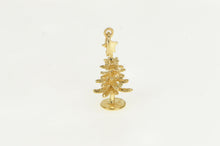 Load image into Gallery viewer, 14K 3D Christmas Holiday Tree Tradition Charm/Pendant Yellow Gold