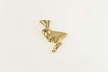Load image into Gallery viewer, 14K Ancient Egyptian Queen Nefertiti Puffy Charm/Pendant Yellow Gold