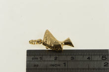 Load image into Gallery viewer, 14K Ancient Egyptian Queen Nefertiti Puffy Charm/Pendant Yellow Gold