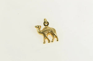 14K 3D Camel Desert Animal Endurance Symbol Charm/Pendant Yellow Gold