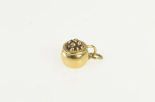 Load image into Gallery viewer, 14K 3D Pot of Gold Bucket End of the Rainbow Charm/Pendant Yellow Gold