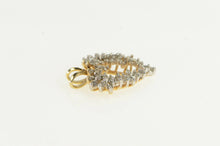 Load image into Gallery viewer, 14K 0.75 Ctw Diamond Cluster Heart Love Vintage Pendant Yellow Gold