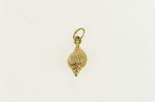 Load image into Gallery viewer, 14K 3D Conch Sea Shell Beach Ocean Motif Charm/Pendant Yellow Gold