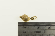 Load image into Gallery viewer, 14K 3D Conch Sea Shell Beach Ocean Motif Charm/Pendant Yellow Gold