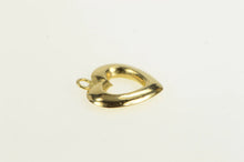 Load image into Gallery viewer, 14K Puffy Heart Love Symbol Cut Out Charm/Pendant Yellow Gold