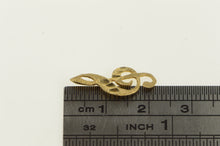Load image into Gallery viewer, 14K Treble Clef Music Symbol Musician Charm/Pendant Yellow Gold
