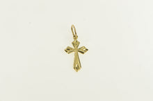 Load image into Gallery viewer, 14K Christian Faith Cross Symbol Classic Charm/Pendant Yellow Gold