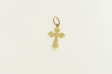 Load image into Gallery viewer, 14K Christian Faith Cross Symbol Classic Charm/Pendant Yellow Gold