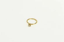 Load image into Gallery viewer, 14K Diamond Engagement Promise Cute Ring Charm/Pendant Yellow Gold