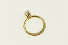 Load image into Gallery viewer, 14K Diamond Engagement Promise Cute Ring Charm/Pendant Yellow Gold