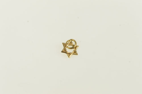 10K Jewish Faith Star of David Symbol Charm/Pendant Yellow Gold