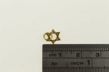 Load image into Gallery viewer, 10K Jewish Faith Star of David Symbol Charm/Pendant Yellow Gold