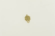 Load image into Gallery viewer, 14K Shamrock Four Leaf Clover Good Luck Charm/Pendant Yellow Gold