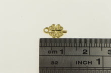 Load image into Gallery viewer, 14K Shamrock Four Leaf Clover Good Luck Charm/Pendant Yellow Gold