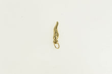 Load image into Gallery viewer, 14K Italian Horn Traditional Protection Symbol Charm/Pendant Yellow Gold