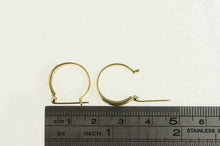 Load image into Gallery viewer, 10K Vintage Diamond Classic 15.5mm Hoop Earrings Yellow Gold