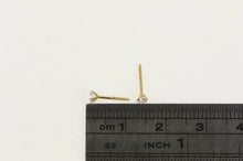 Load image into Gallery viewer, 14K Vintage Round Solitaire Screw Back Stud Earrings Yellow Gold